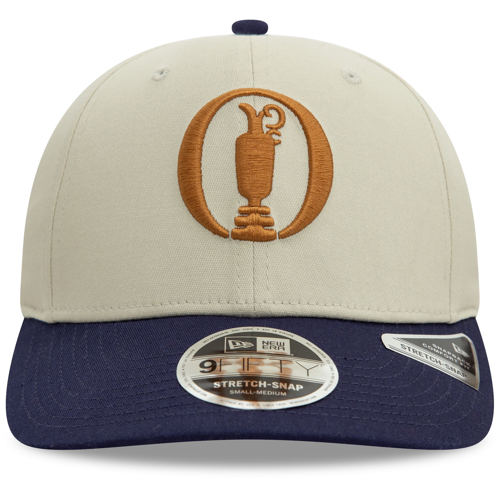 The R And A Seasonal 9Fifty Cap Stretch Snap Adults - Stone/Navy