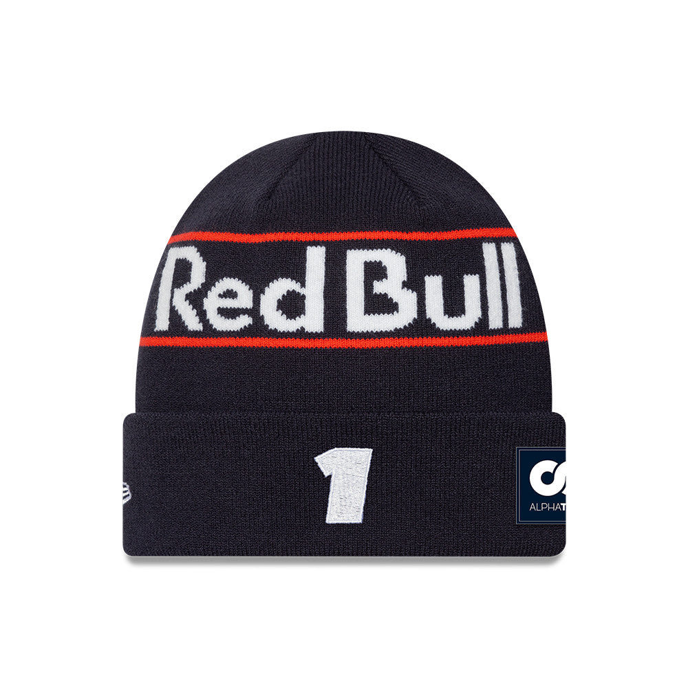 Red Bull Rep Max Verstappen Cuff Knit Adults - Night Sky/White