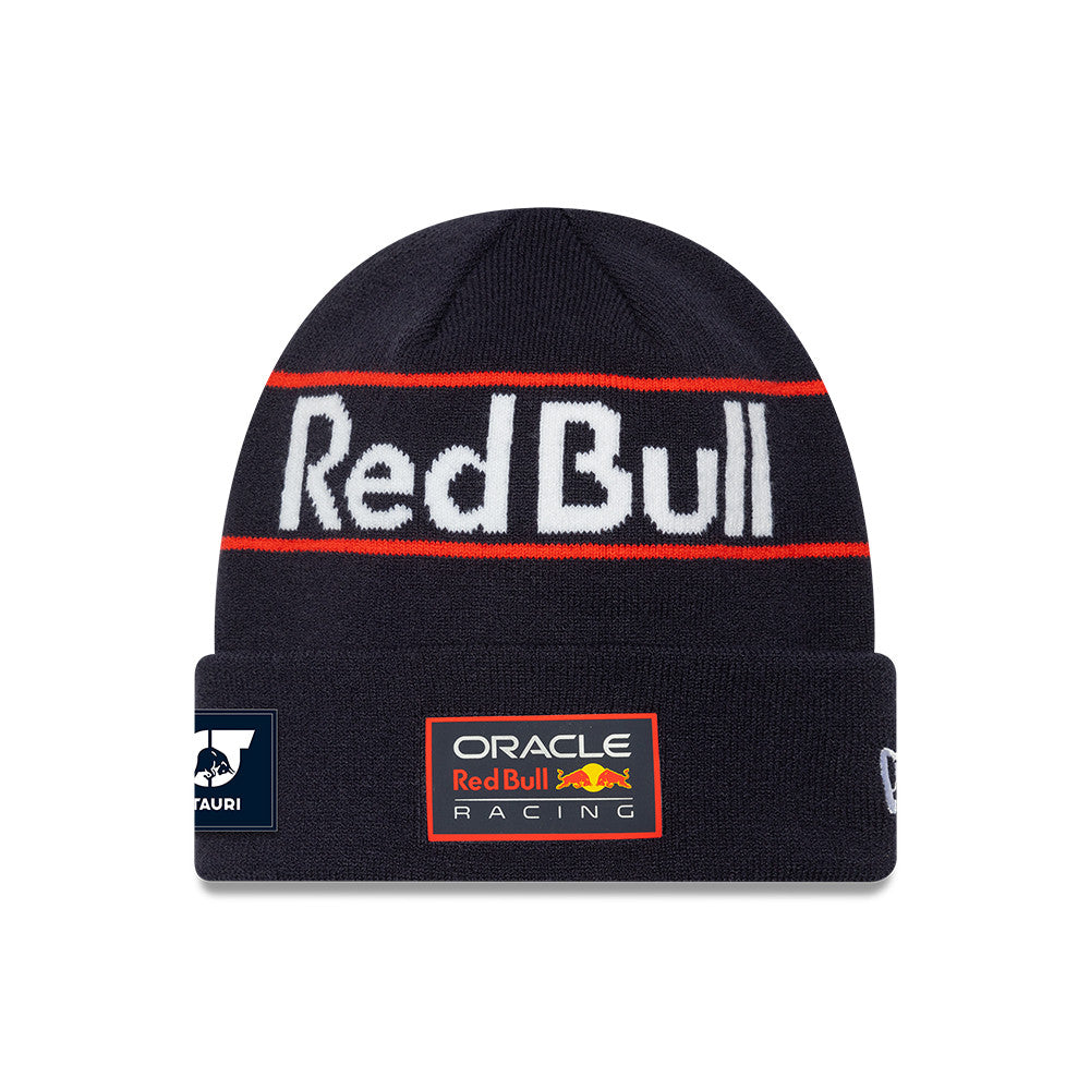 Red Bull Rep Max Verstappen Cuff Knit Adults - Night Sky/White