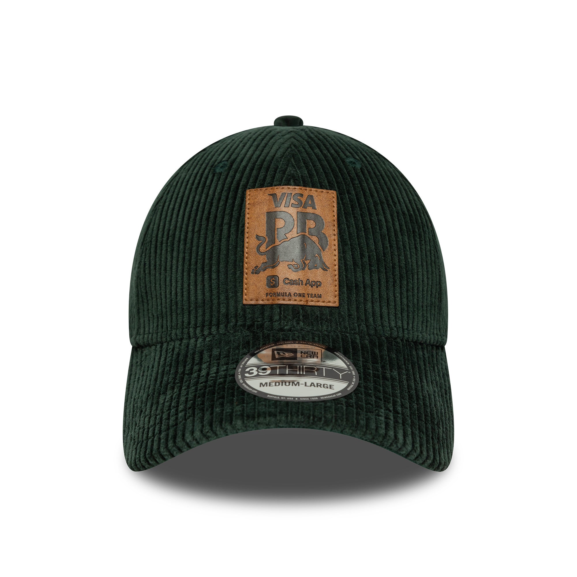 Visa Cash App RB F1 Cord 39Thirty Cap Adults - Dark Green