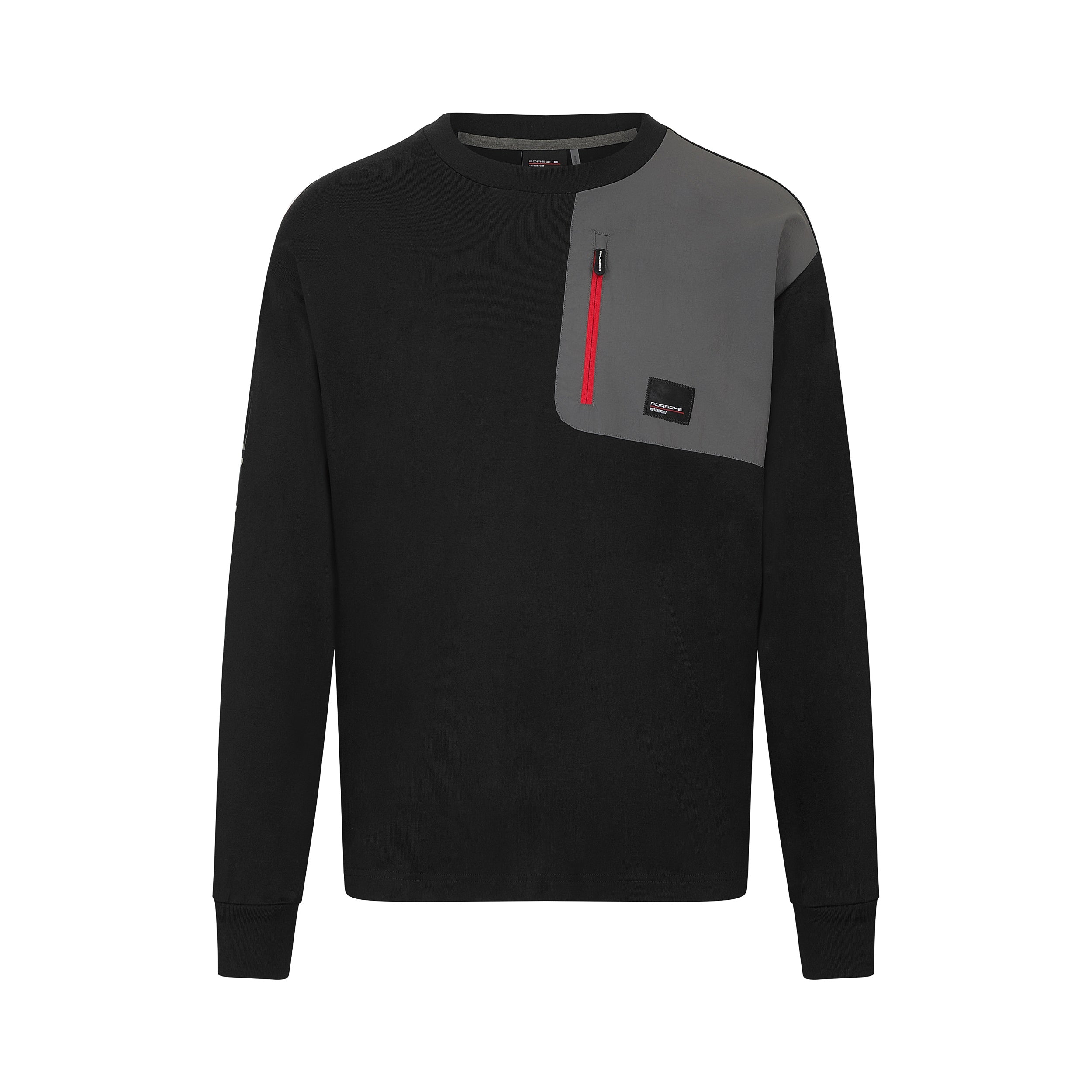 Porsche Motorsport Utility Long Sleeve Tee Mens - Black