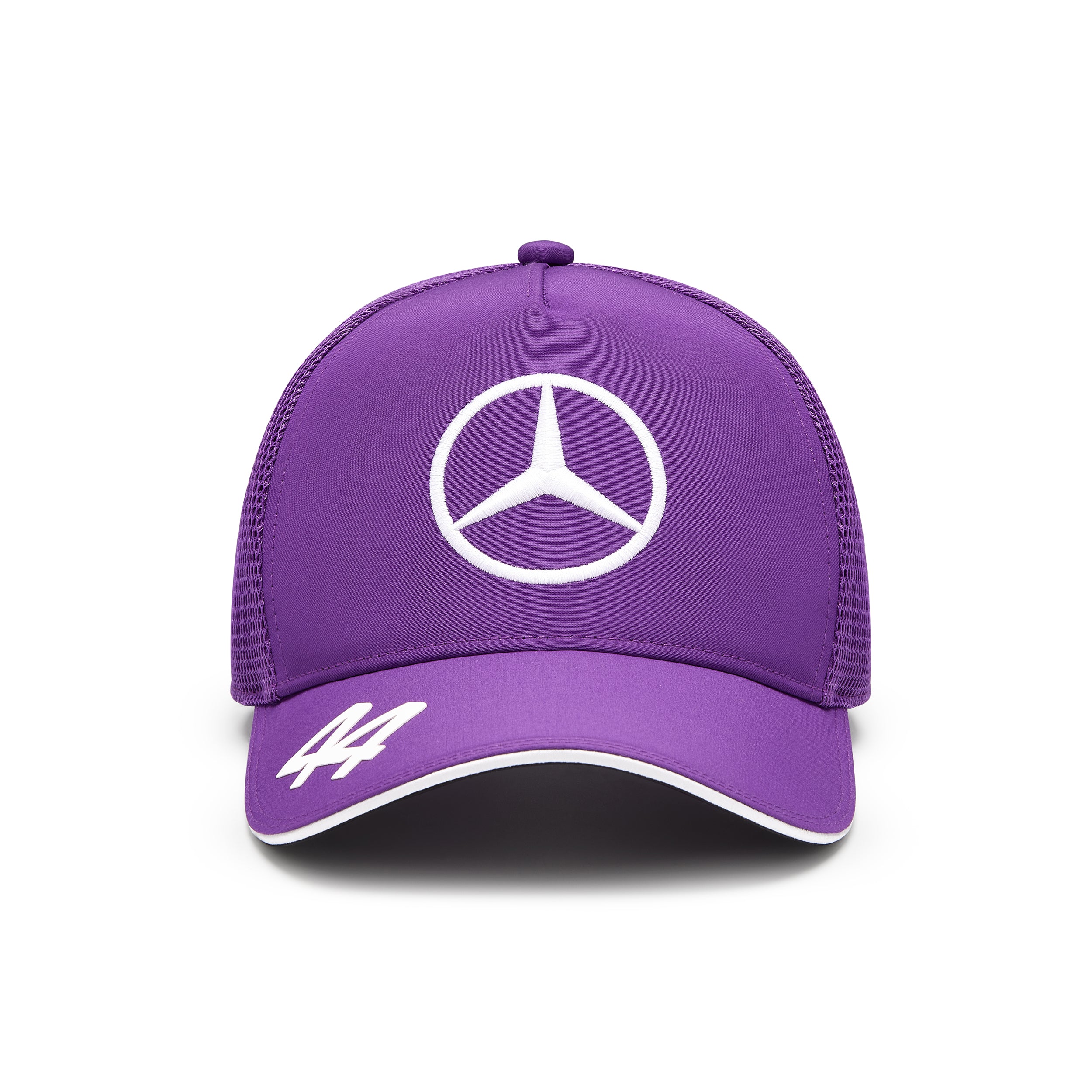 Mercedes AMG Petronas F1 Team 2024 Lewis Hamilton Trucker Cap Unisex - Purple