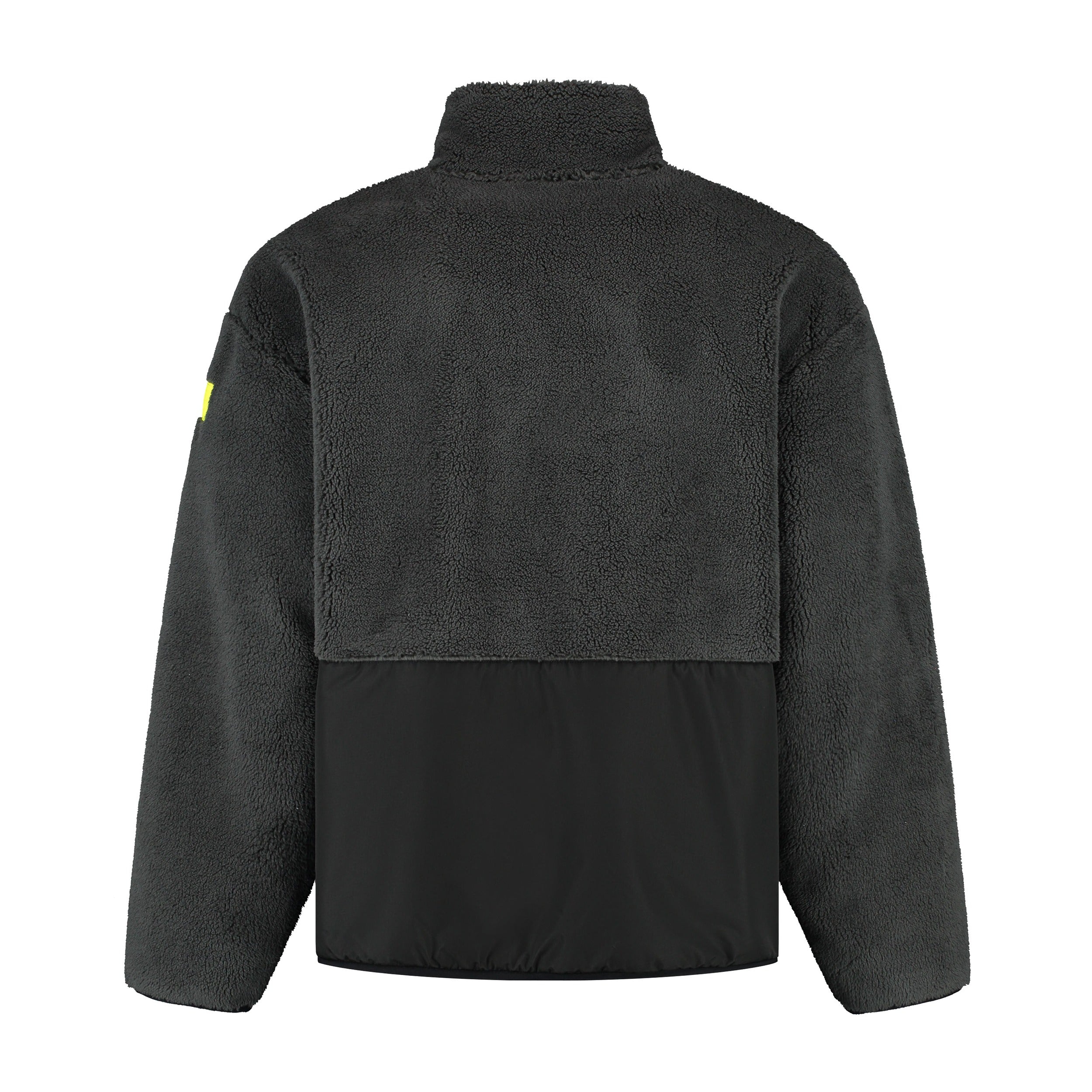 Aston Martin F1 Tech Sherpa Jacket Mens - Pirate Black