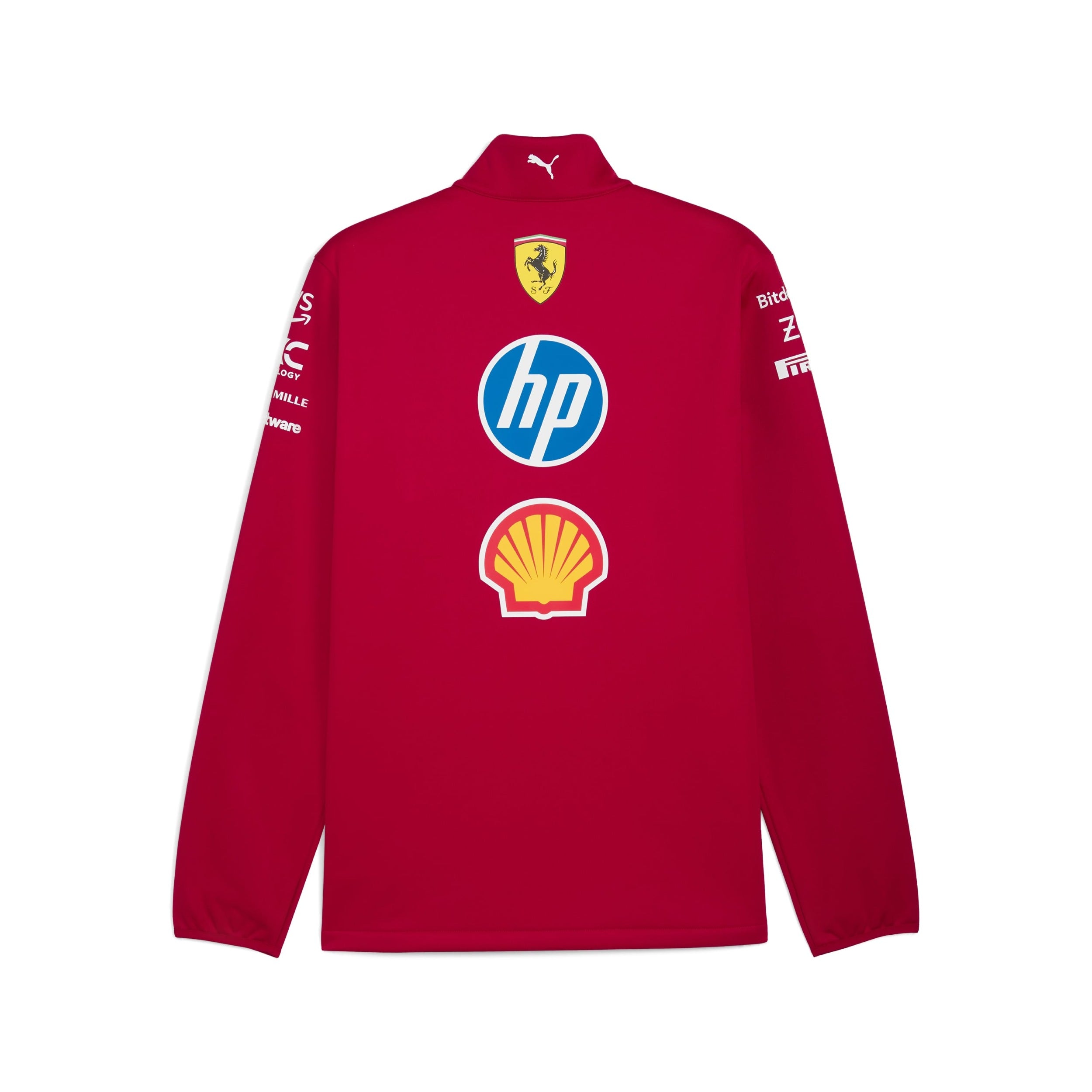 Scuderia Ferrari F1 Team 2025 Softshell Jacket Mens - Dark Cherry
