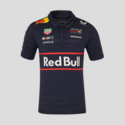 Red Bull Racing F1 Team 2025 Short Sleeve Polo Shirt Mens - Night Sky