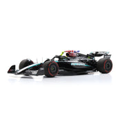 Mercedes AMG Petronas F1 Team W15 No.44 Lewis Hamilton 2024 British GP Winner With Flag - Black - 1:18 Scale