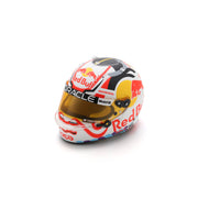 Spark Red Bull Racing F1 Yuki Tsunoda 2025 Mini Helmet Unisex - White - 1:5 Scale