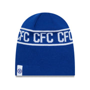 Chelsea Wordmark Skull Beanie Adults - Blue