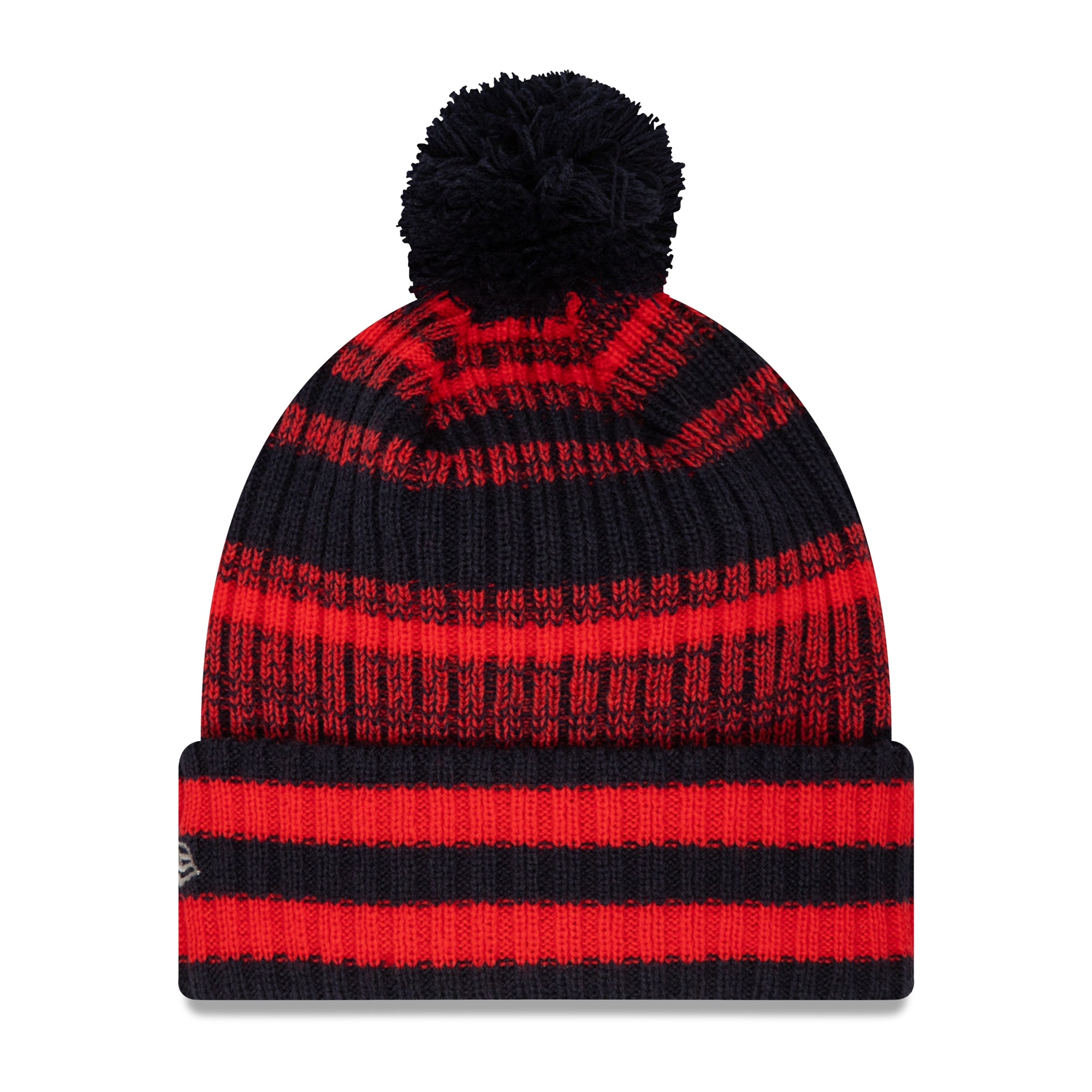 Red Bull Racing F1 Sustainable Bobble Beanie Adults - Night Sky/Hot Red