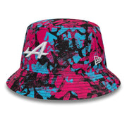 Alpine F1 Silverstone Tapered Bucket Hat Adults - Multicolour