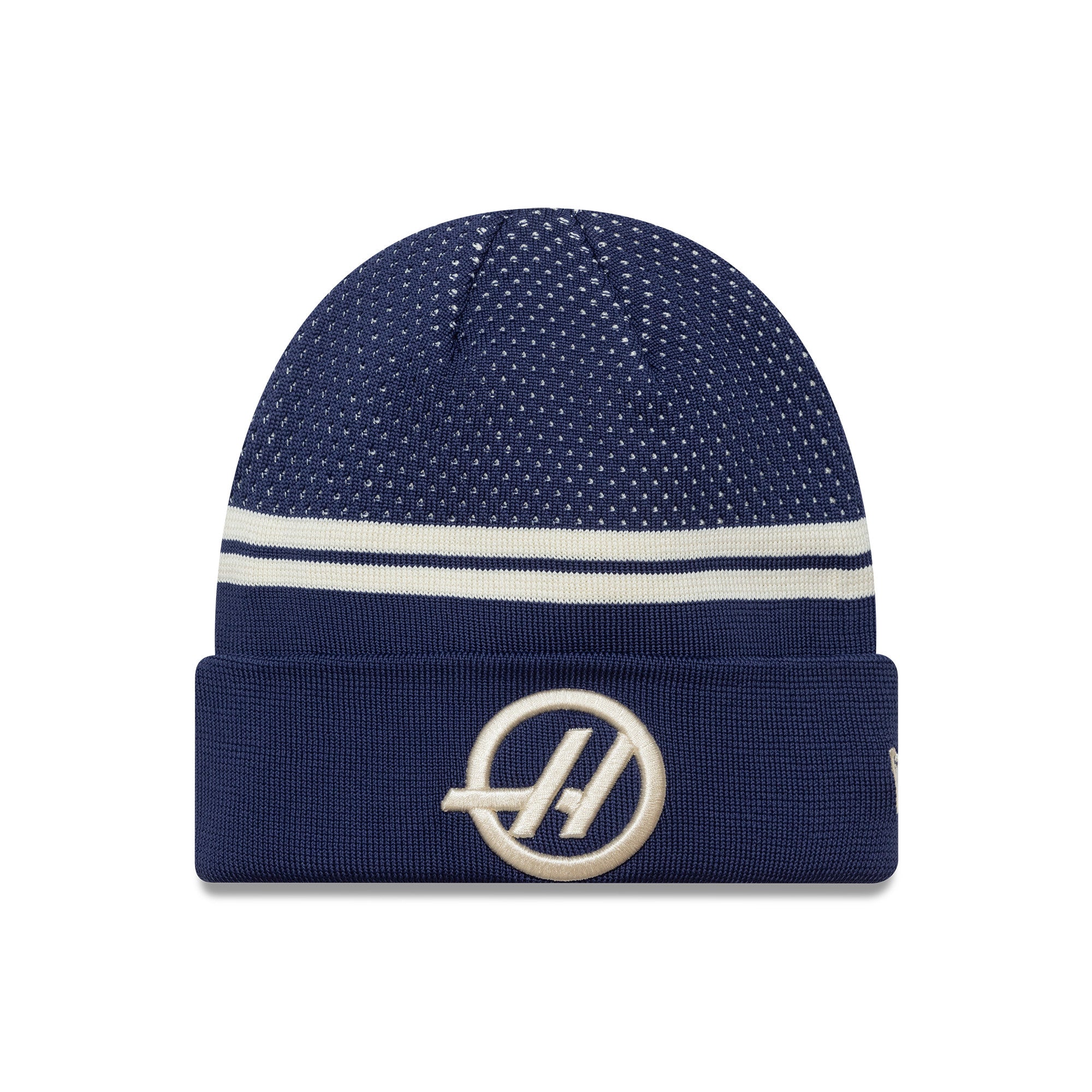 Haas F1 Engineered Cuff Beanie Adults - Light Navy