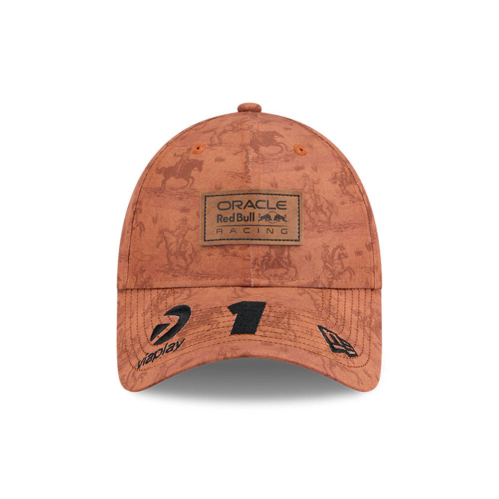 Red Bull Racing F1 Team 2025 Austin Max Verstappen 9Forty Cap Adults - Rust