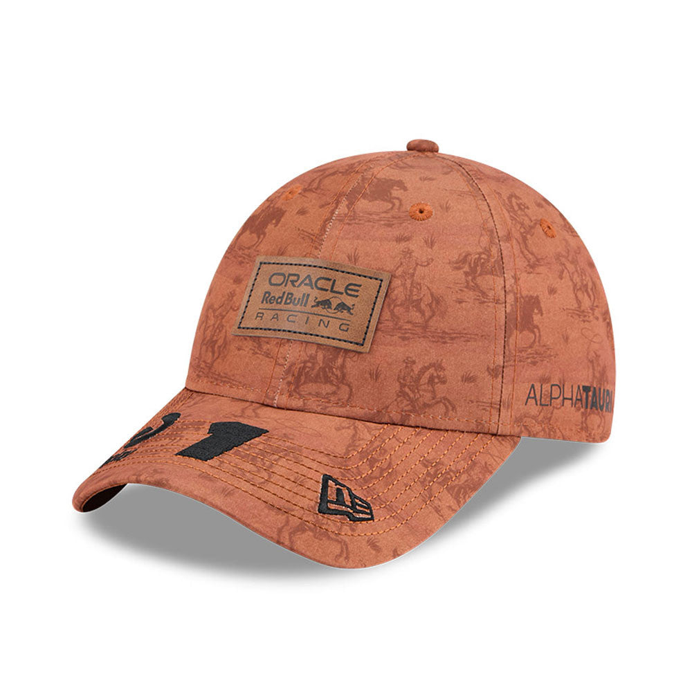 Red Bull Racing F1 Team 2025 Austin Max Verstappen 9Forty Cap Adults - Rust