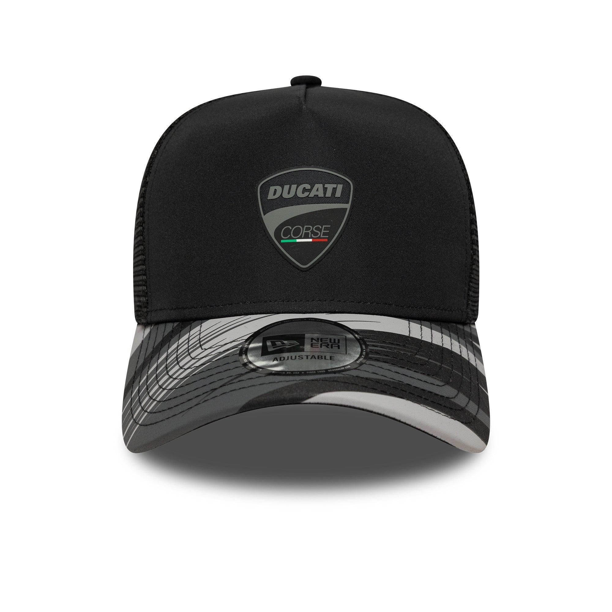 Ducati Print Trucker Cap Adults - Black