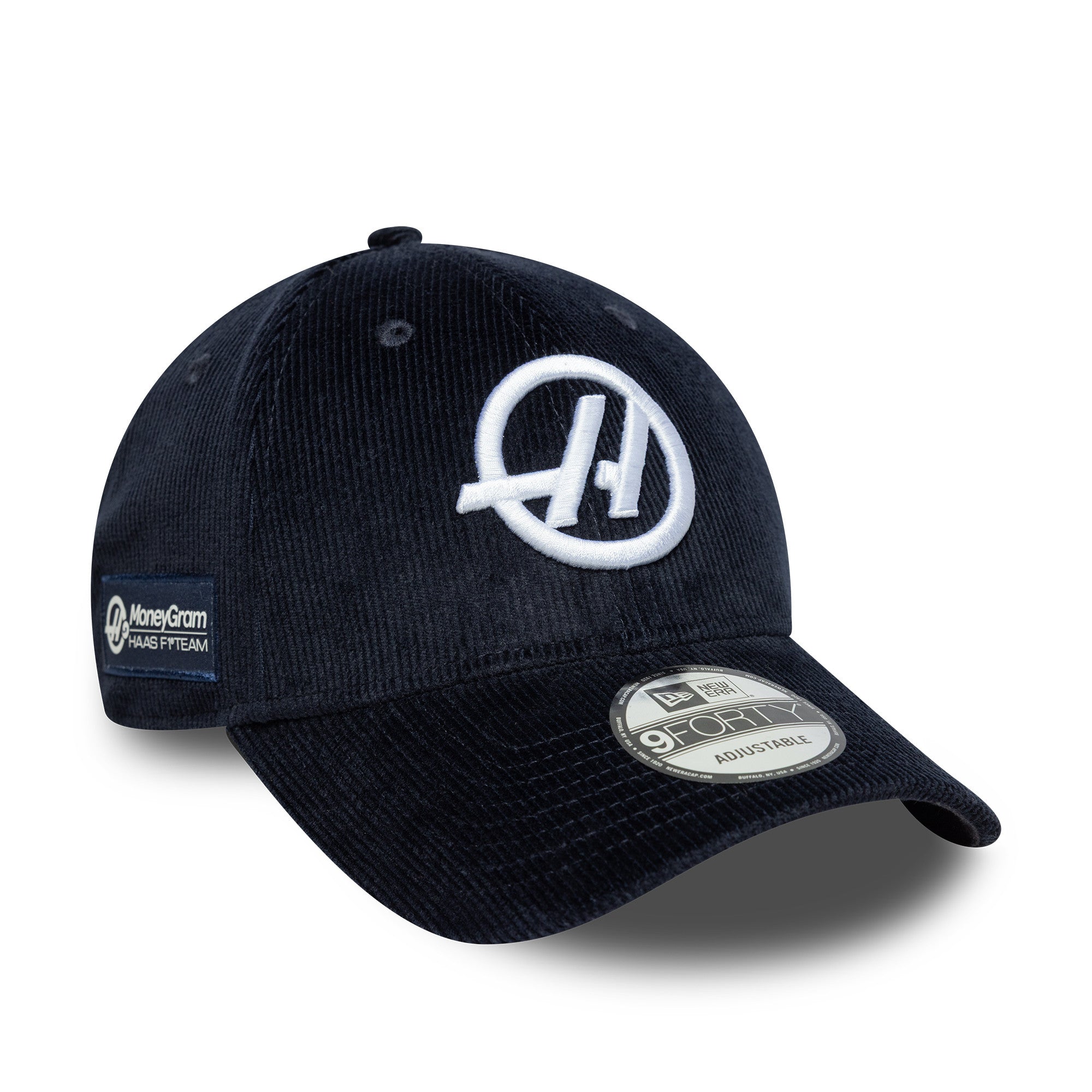Haas F1 Cord 9Forty Cap Adults - Navy