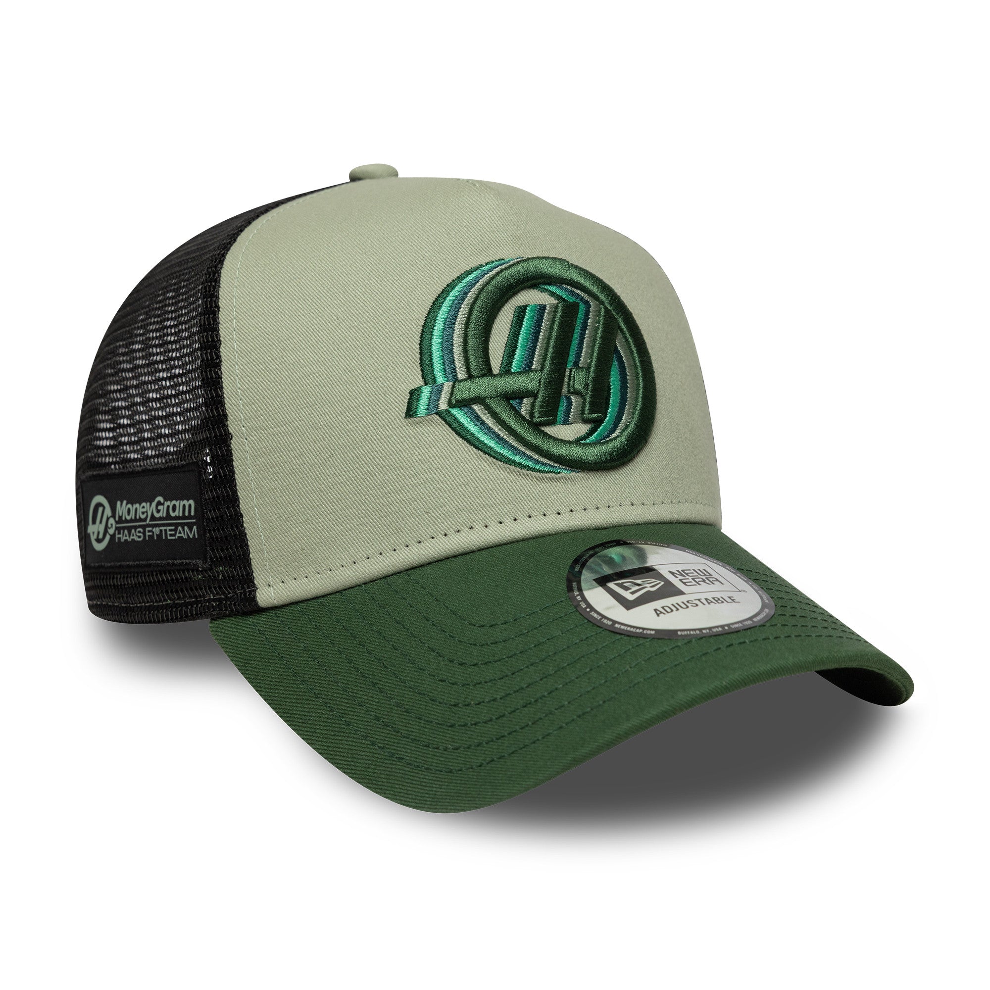 Haas F1 Seasonal 9Forty Cap Trucker Cap Adults - Dark Green