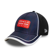 Red Bull Racing F1 Print 9Forty Cap M-Crown A-frame Adults - Black