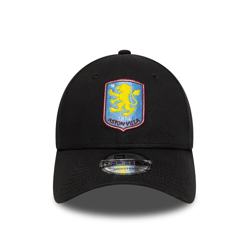Aston Villa Core 9Forty Cap Adults - Black