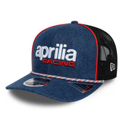 Aprilia Team 2026 Austin 9Seventy Cap Stretch Snap Adults - Open Blue