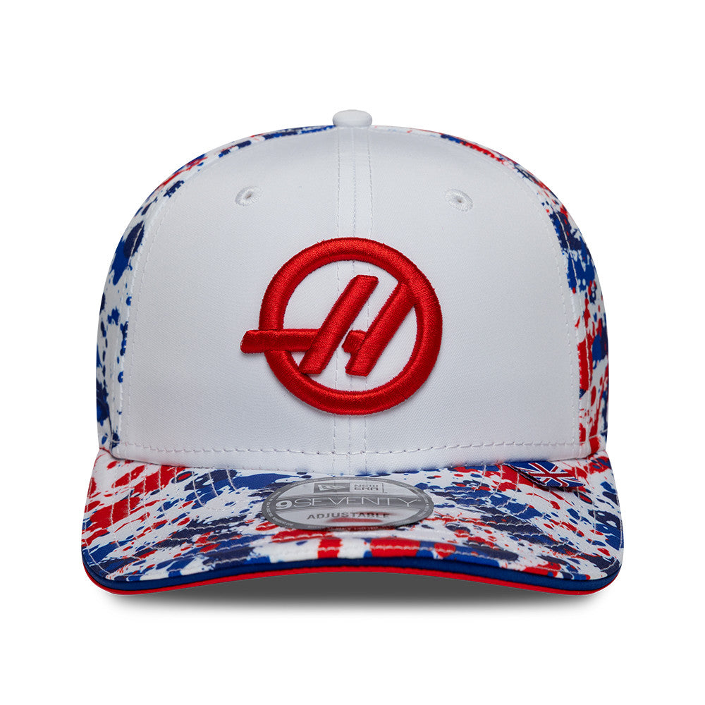 Haas F1 Team 2026 Silverstone 9Seventy Cap Stretch Snap Adults - White