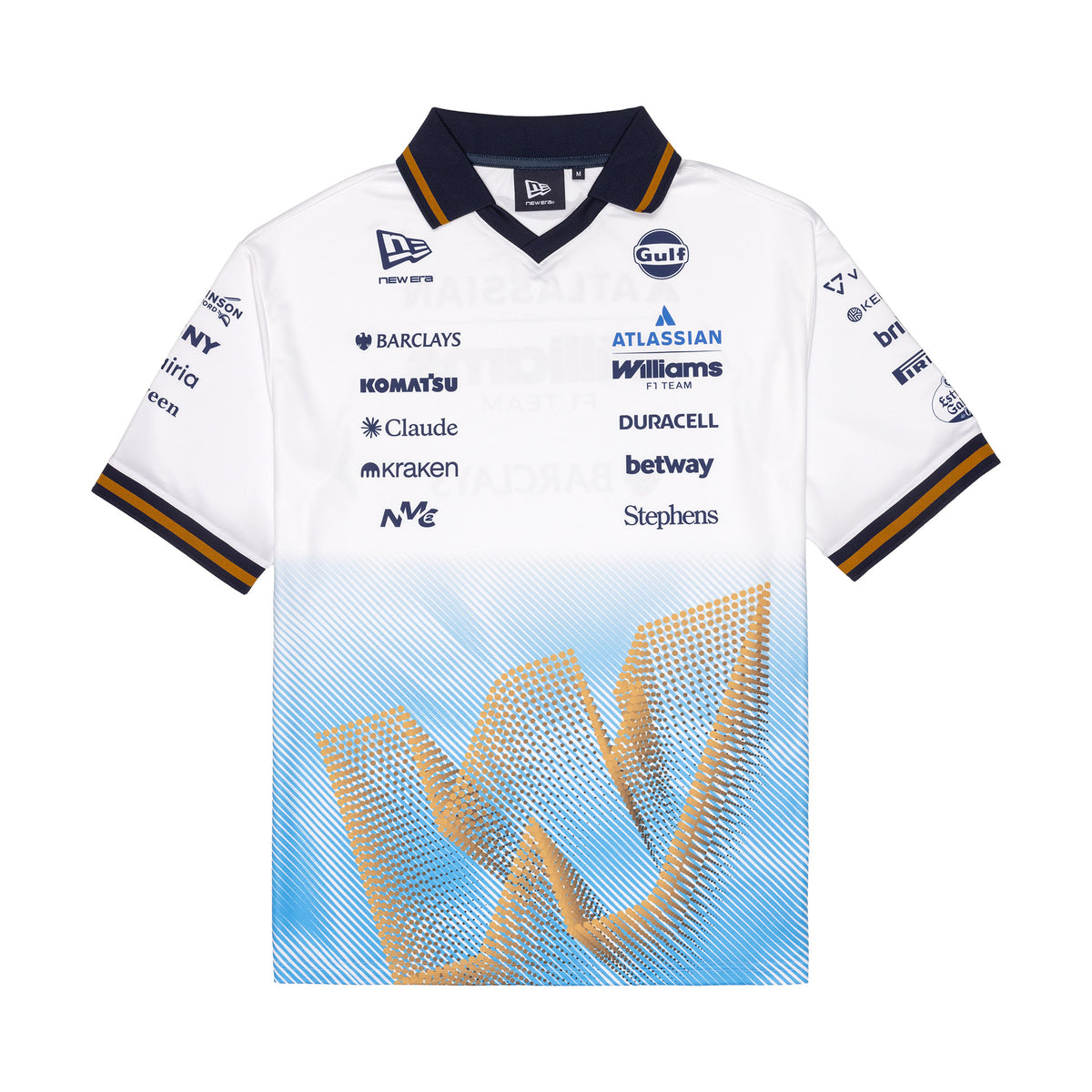 Williams F1 Team 2026 Madrid Collar Top Adults - White