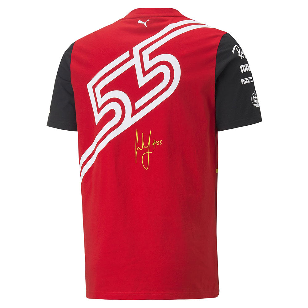 2022 Scuderia Ferrari Team Mens Sainz Tee