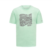 Mercedes AMG Petronas F1 Retro Tee Mens - Mint