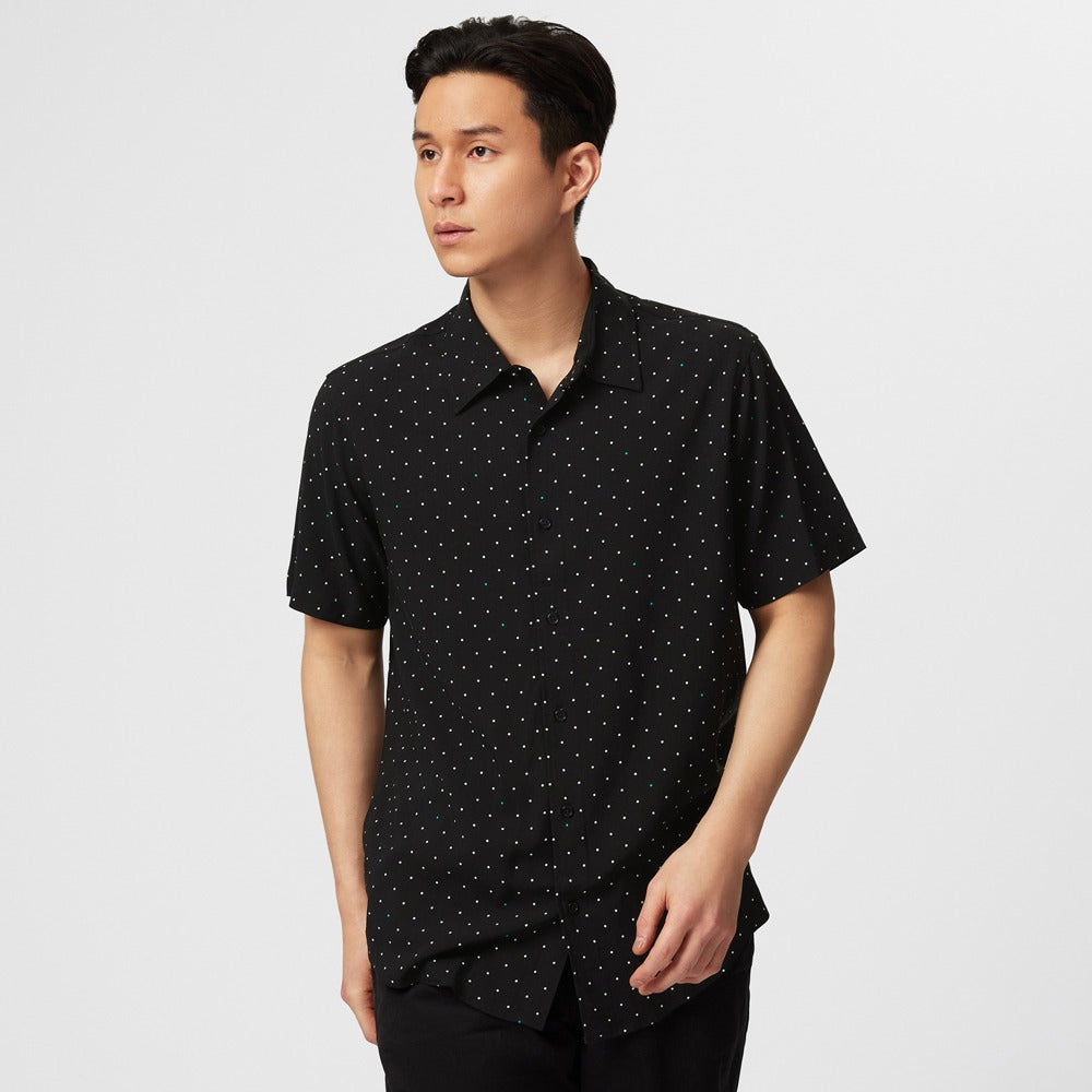 Mercedes AMG Petronas F1 Polka Dot Shirt Mens - Black