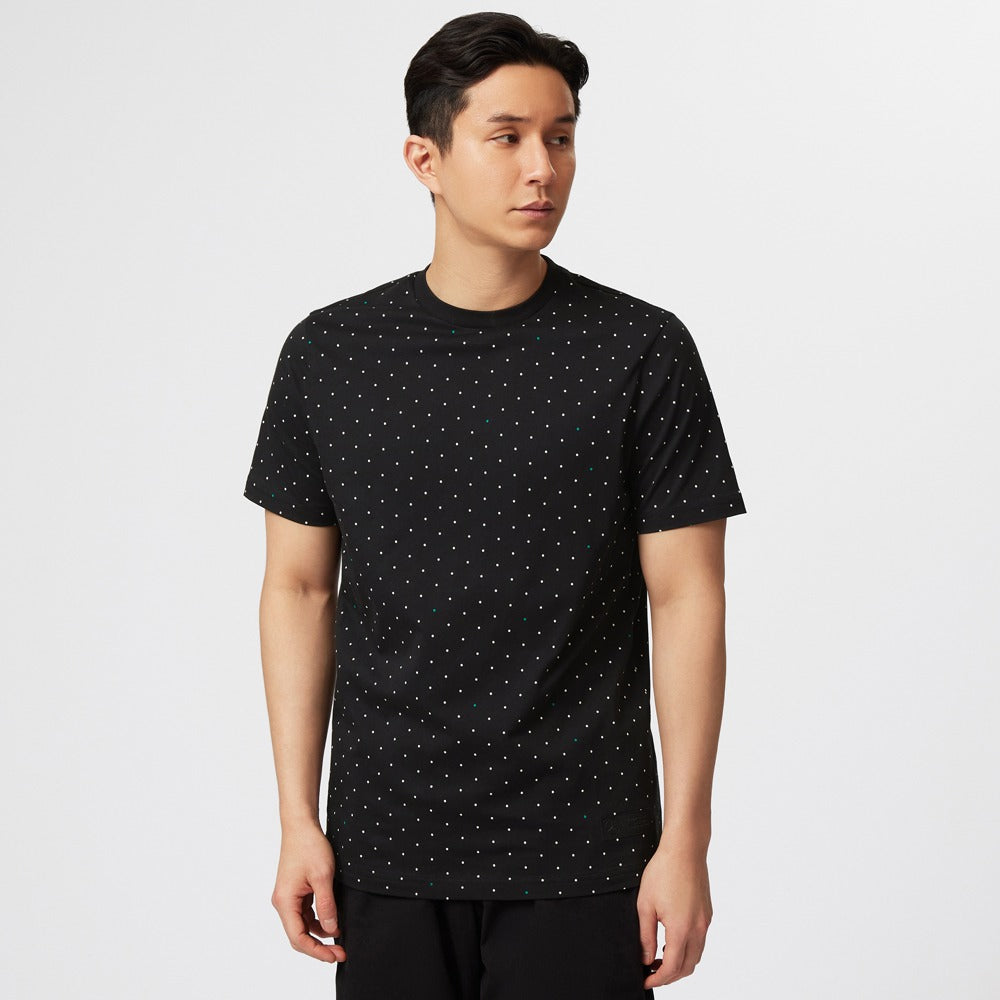 Mercedes AMG Petronas F1 Polka Dot Tee Mens - Black