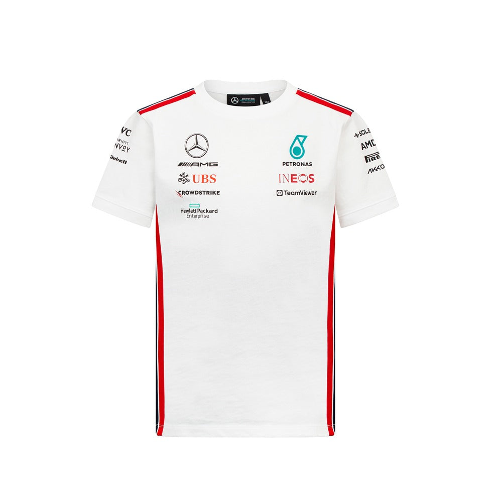 Mercedes AMG Petronas F1 2023 Team Driver Tee Kids - White