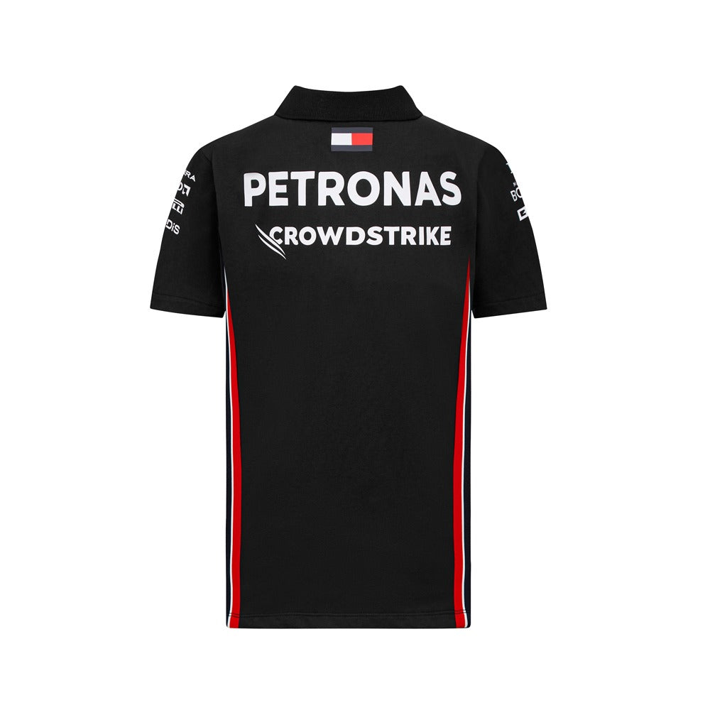 Mercedes AMG Petronas F1 2023 Team Polo Kids - Black