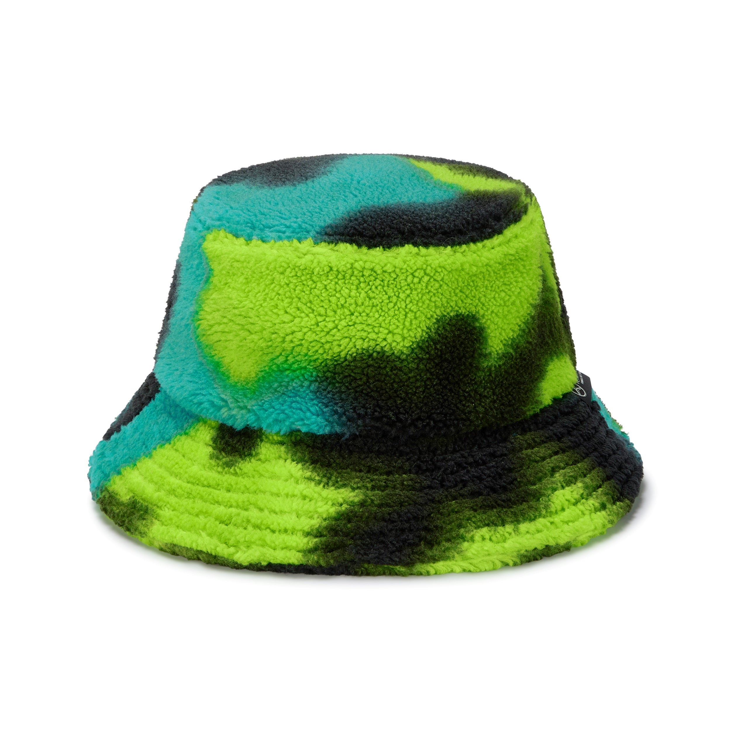 Mercedes AMG Petronas F1 Spray Camo Fleece Bucket Hat Unisex - Multicolour