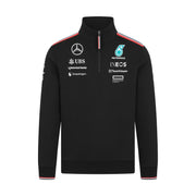 Mercedes AMG Petronas F1 Team 2024 Quarter Zip Mens - Black