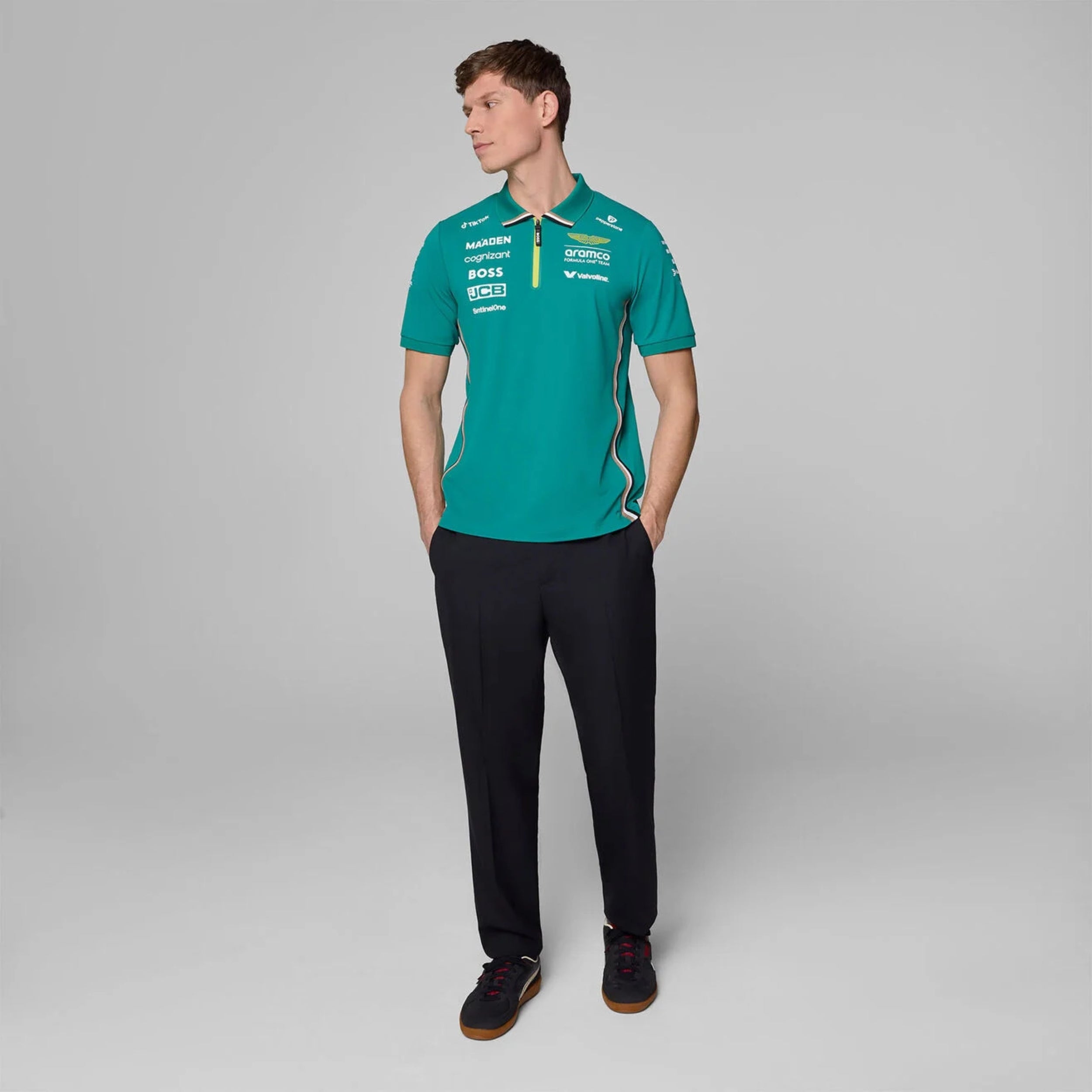 Aston Martin F1 Team 2025 Polo Mens - Green