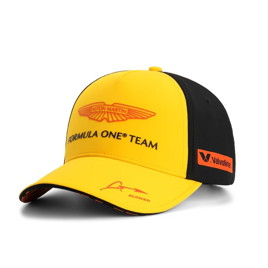 Aston Martin F1 Team 2025 Special Edition Spanish Cap Adults - Helios Yellow