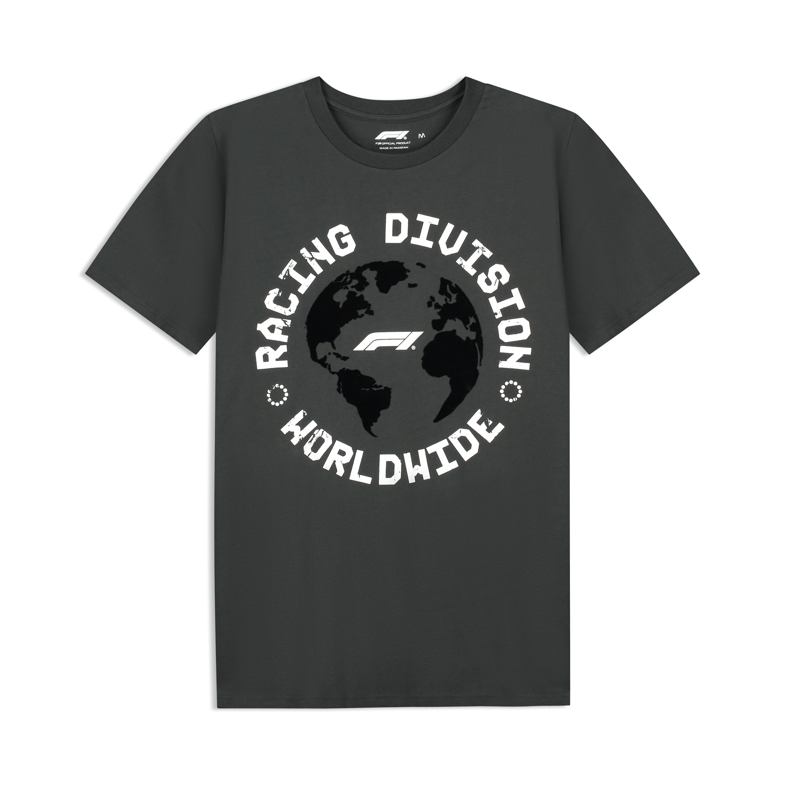 F1 Racing Division Worldwide Tee Mens - Pirate Black
