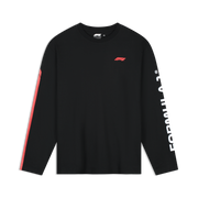 F1 Racing Line Long Sleeve Tee Mens - Black