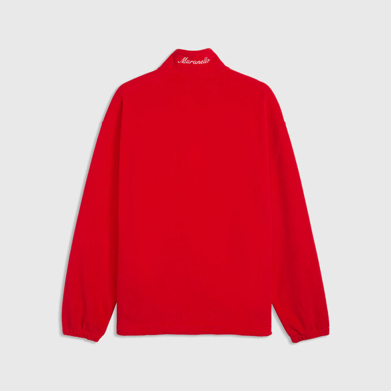 Scuderia Ferrari F1 Quarter Zip Mens - Rosso Corsa