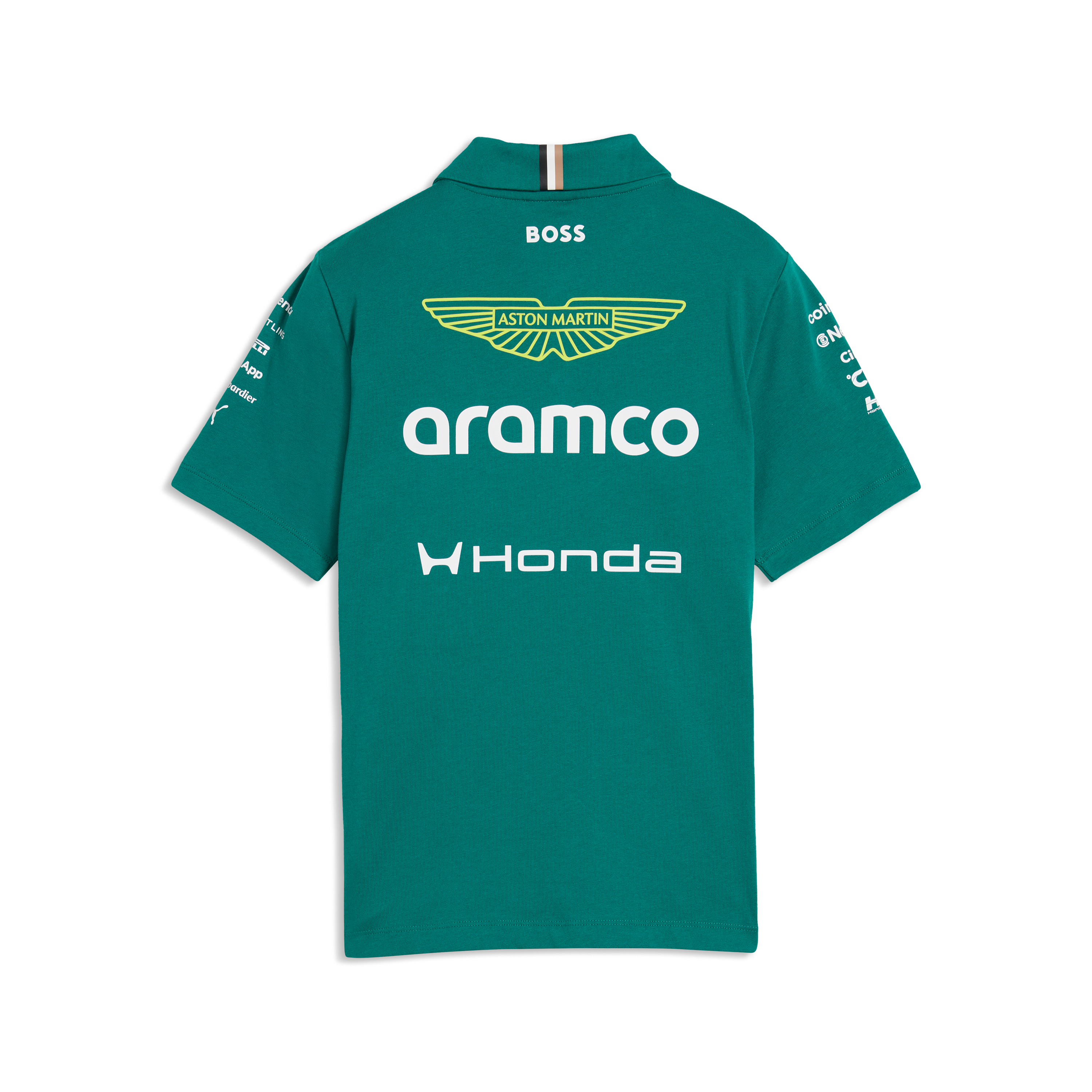 Aston Martin F1 Team 2026 Polo Kids - Green Lux