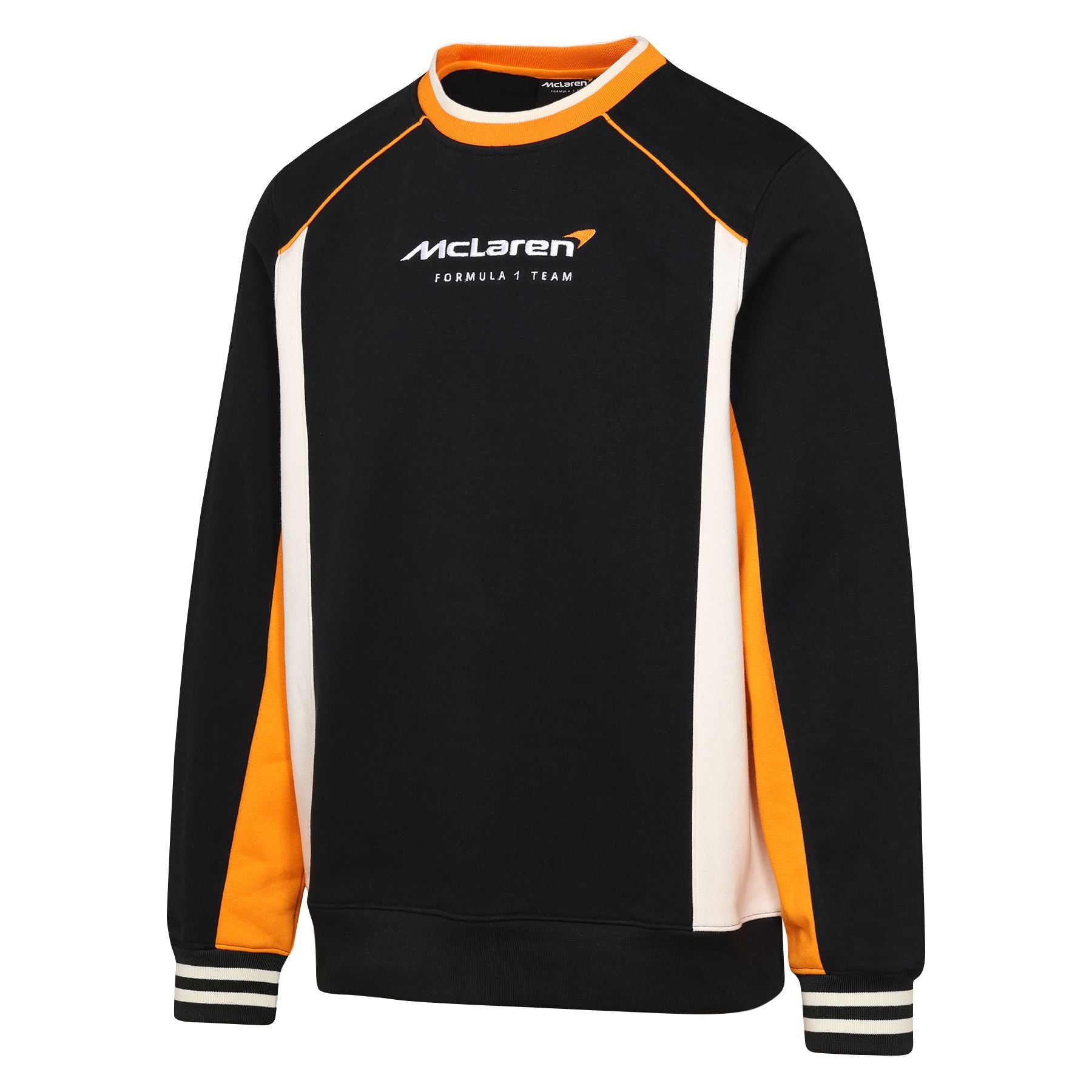 McLaren Racing F1 Race Day Crew Neck Sweatshirt Mens - Black