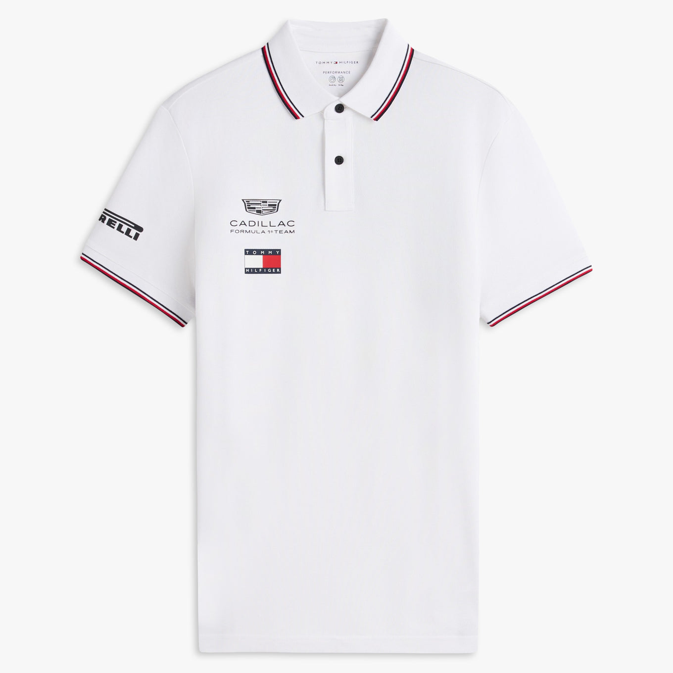 Cadillac F1 Team 2026 X Tommy Hilfiger Polo Mens - White