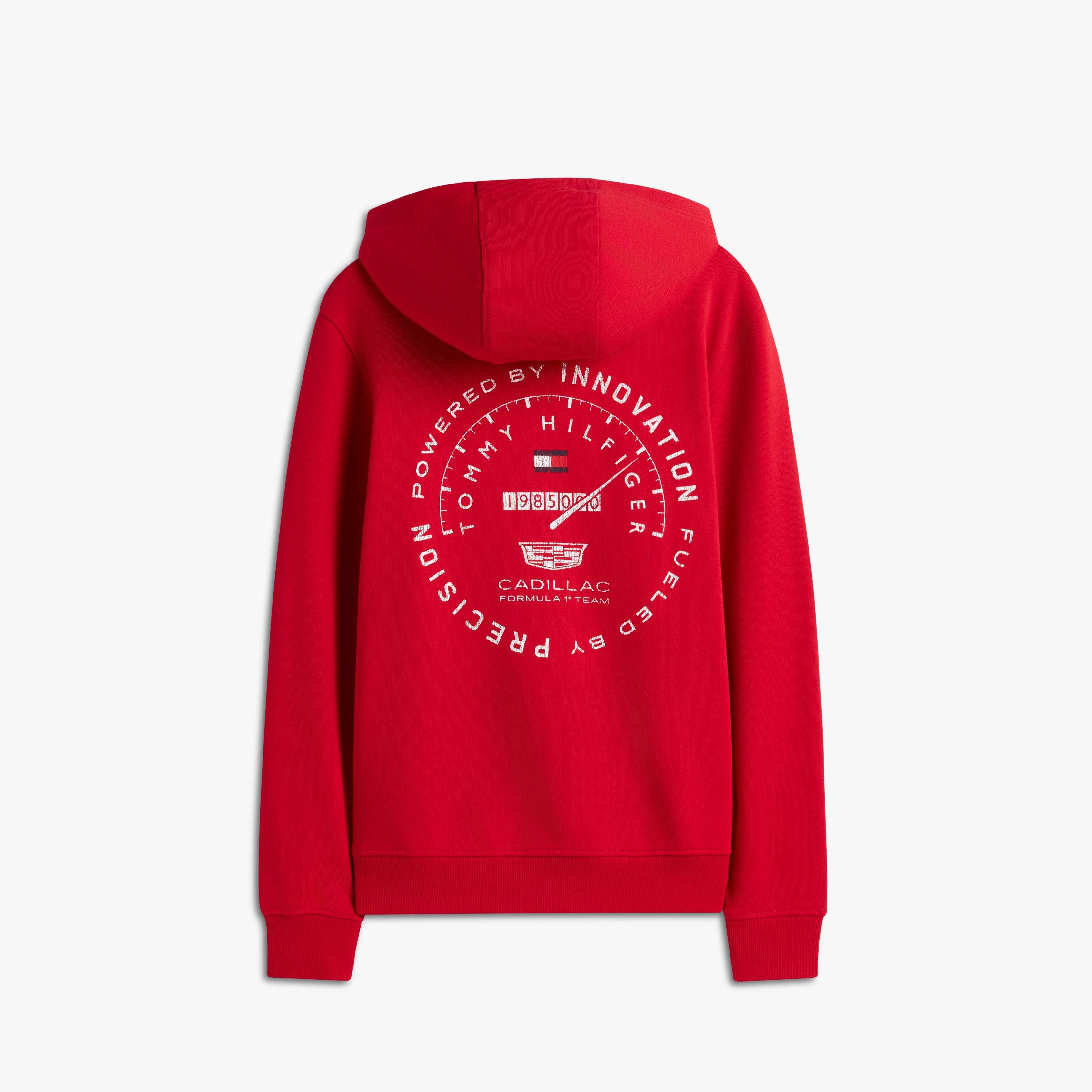 Cadillac F1 X Tommy Hilfiger Speedometer Hoodie Mens - Red