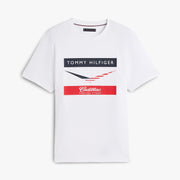 Cadillac F1 X Tommy Hilfiger Chevron T-Shirt Mens - White