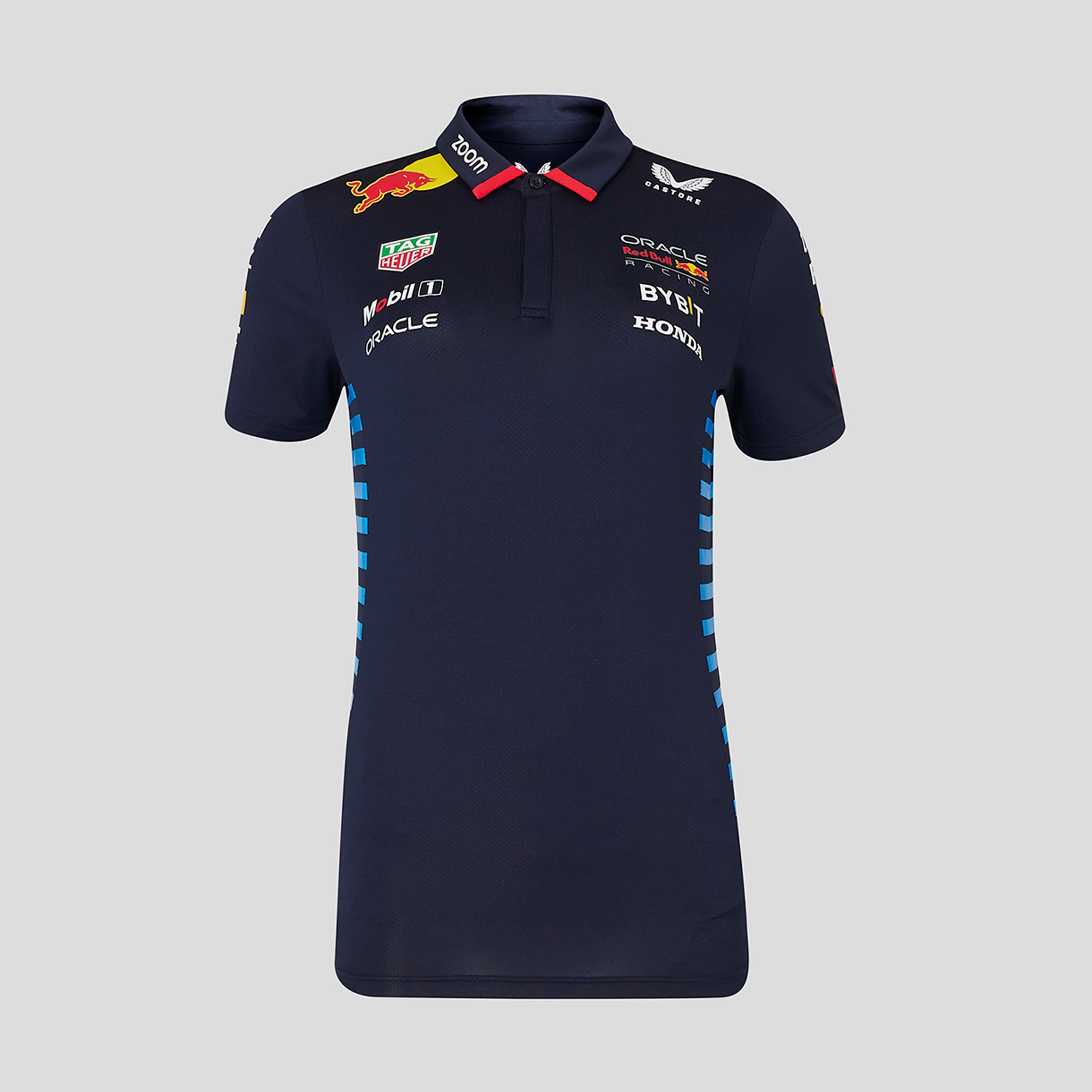 Red Bull Racing F1 Team 2024 Short Sleeve Polo Shirt Womens - Night Sky