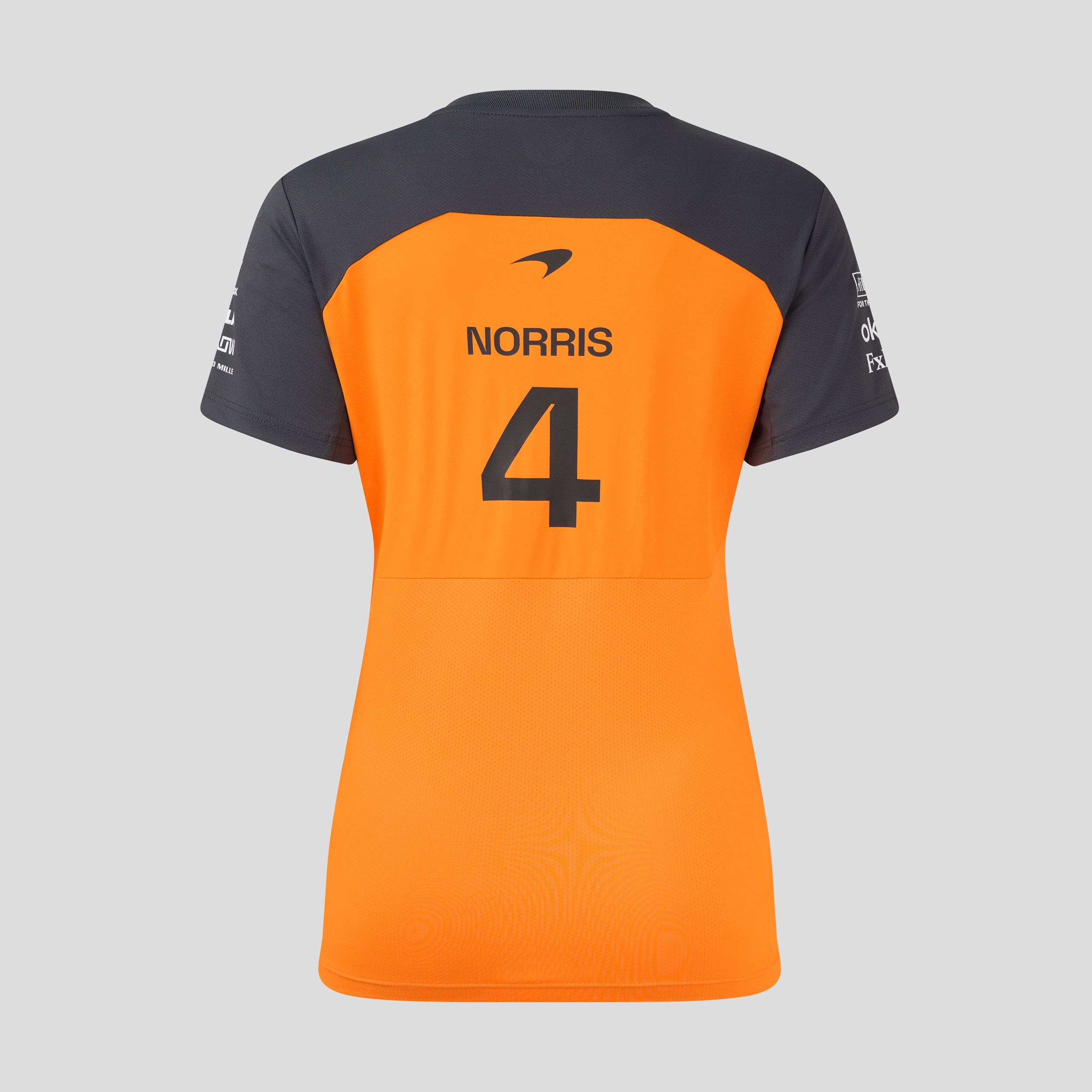 McLaren Racing F1 Official Team 2025 Set Up T-Shirt Lando Norris Womens - Papaya