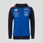 Red Bull Racing F1 Team 2026 Full Zip Hoodie Kids - Night Sky / Surf The Web