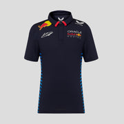 Red Bull Racing F1 Team 2024 Short Sleeve Polo Shirt Sergio 'Checo' Perez Kids - Night Sky