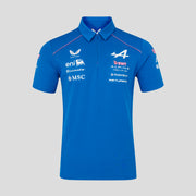 Alpine F1 Team 2026 Short Sleeve Polo Mens - Lapis Blue