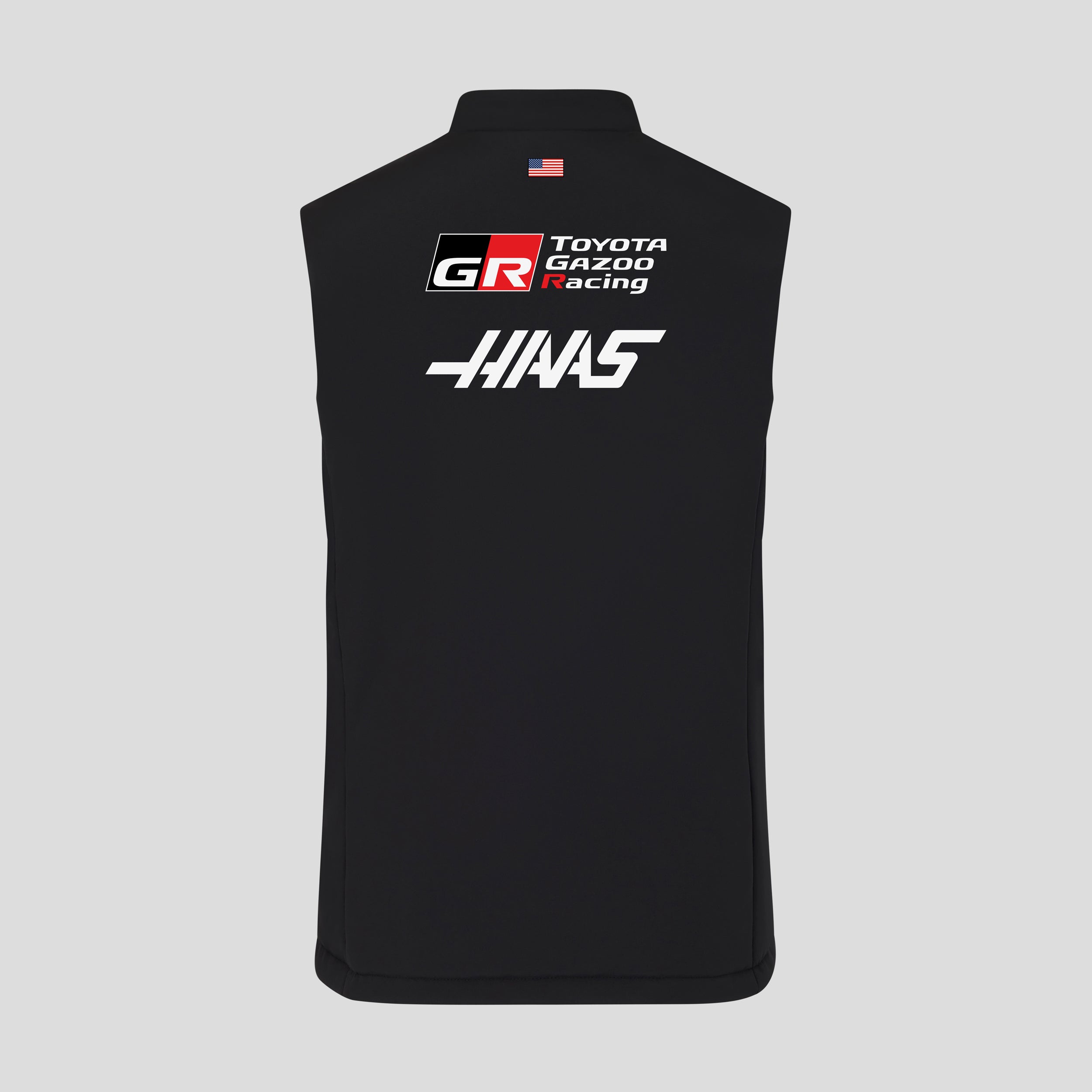 Haas F1 Team 2026 Gilet Unisex - Caviar / Flame Scarlet